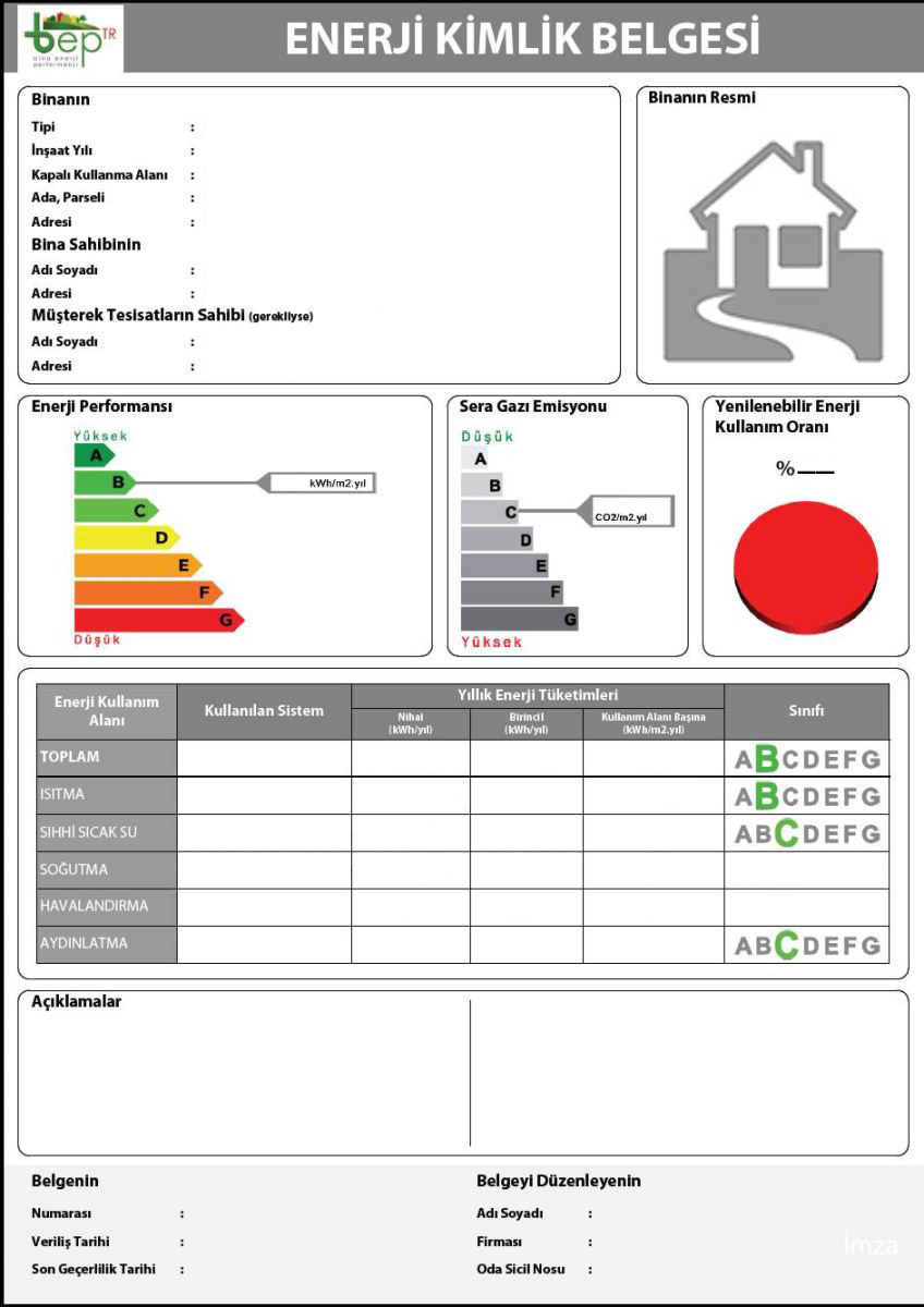 Enerji Kimlik Belgesi